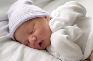 Newborn sleeping